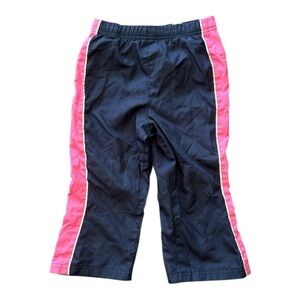 Reebok Navy and Pink Track Pants